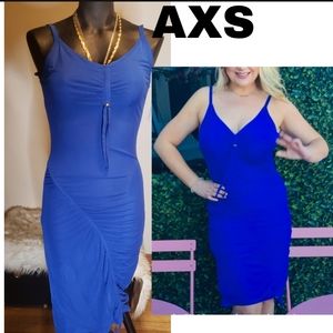 AXS dress drawstring/ruched Sz Sm
